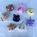 ANITEEZ Mini Head Plush Keychain